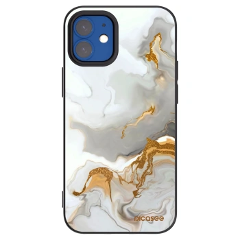 Picasee husă neagră din silicon pentru Apple iPhone 12 mini - Her