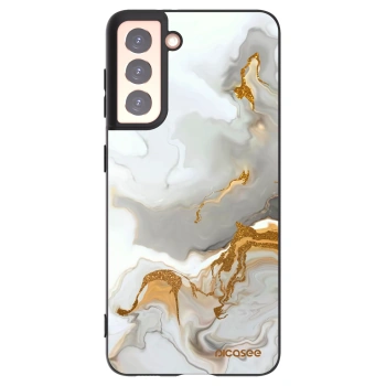 Picasee husă neagră din silicon pentru Samsung Galaxy S21 5G G991B - Her