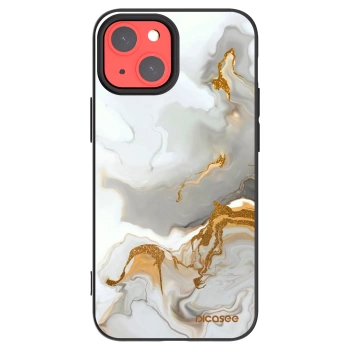 Picasee husă neagră din silicon pentru Apple iPhone 13 mini - Her