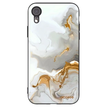 Picasee husă neagră din silicon pentru Apple iPhone XR - Her