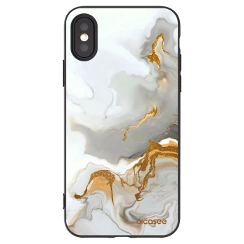 Picasee husă neagră din silicon pentru Apple iPhone X/XS - Her