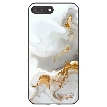 Picasee husă neagră din silicon pentru Apple iPhone 7 Plus - Her