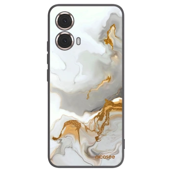 Picasee husă neagră din silicon pentru Motorola Moto G85 - Her