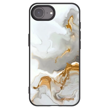 Picasee husă neagră din silicon pentru Apple iPhone 16e - Her
