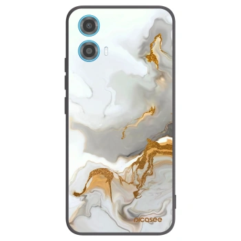 Picasee husă neagră din silicon pentru Motorola Moto G34 5G - Her