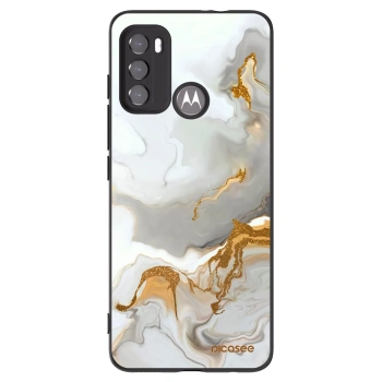 Picasee husă neagră din silicon pentru Motorola Edge 60 5G - Her