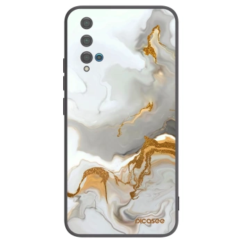 Picasee husă neagră din silicon pentru Huawei Nova 5T - Her