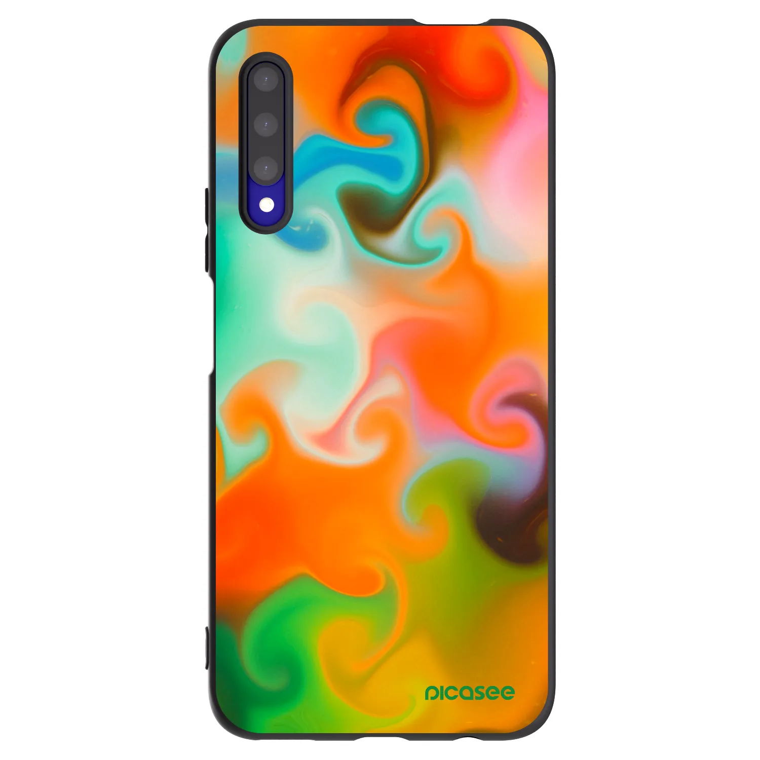 Picasee husă neagră din silicon pentru Honor 9X Pro - Juice