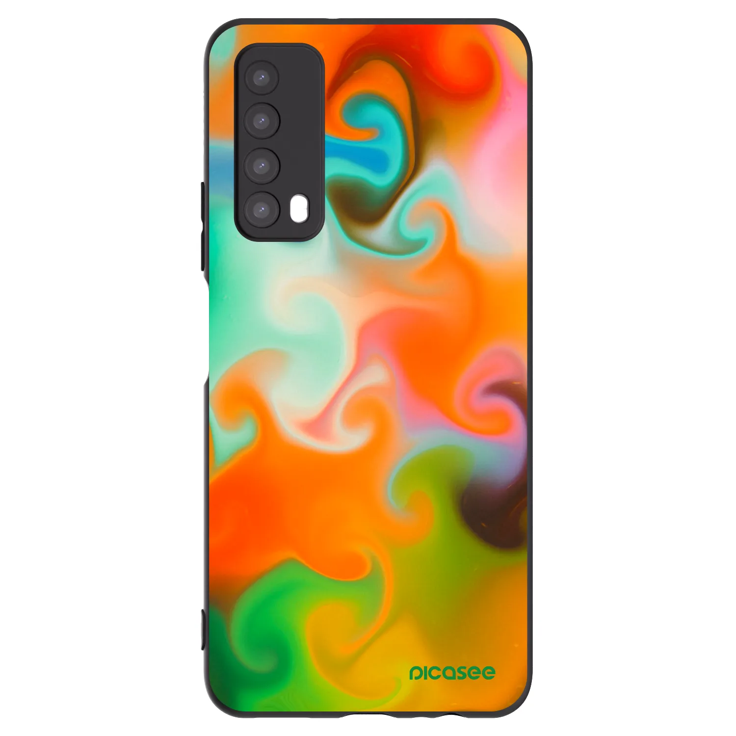 Picasee husă neagră din silicon pentru Huawei P Smart 2021 - Juice