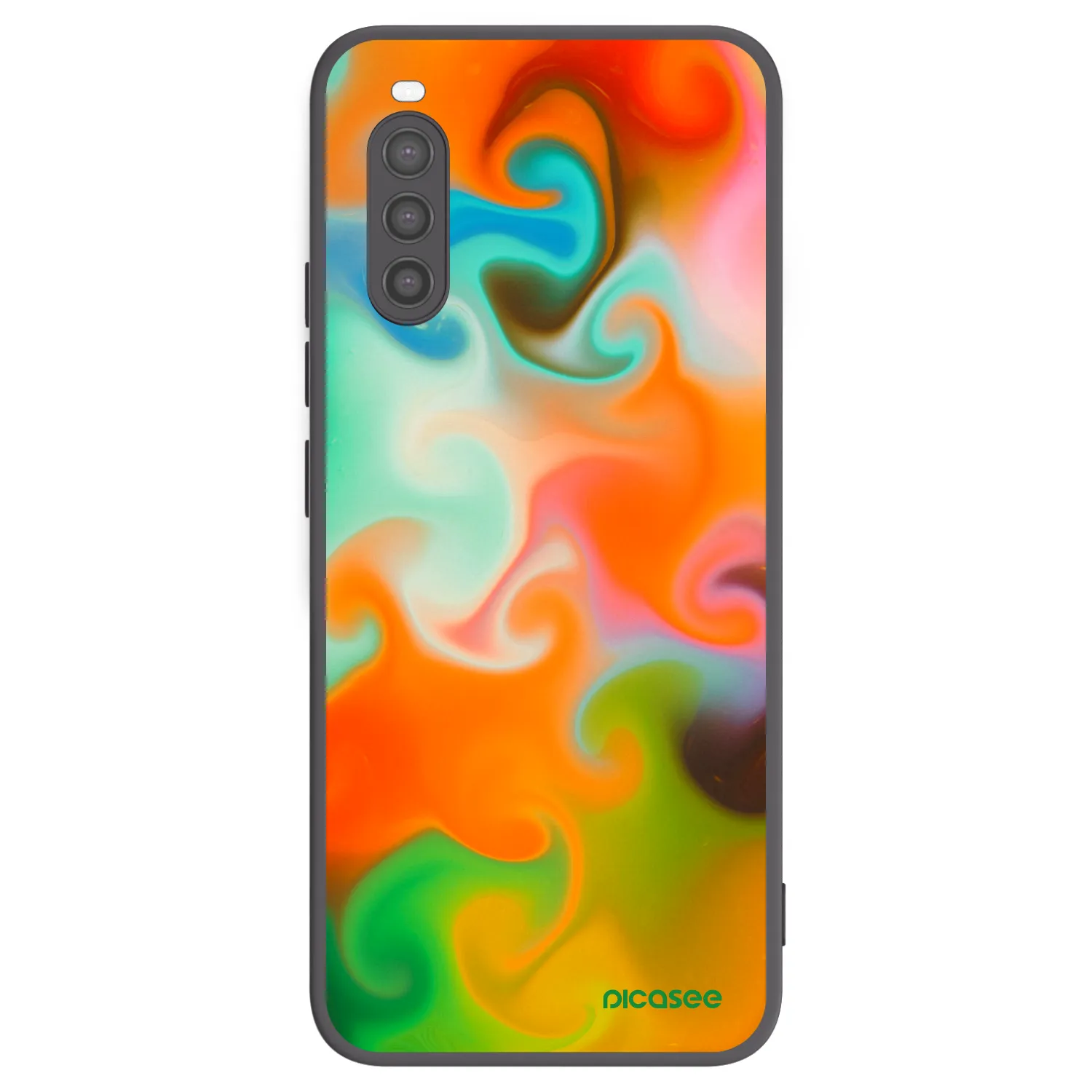 Picasee husă neagră din silicon pentru Sony Xperia 10 II - Juice