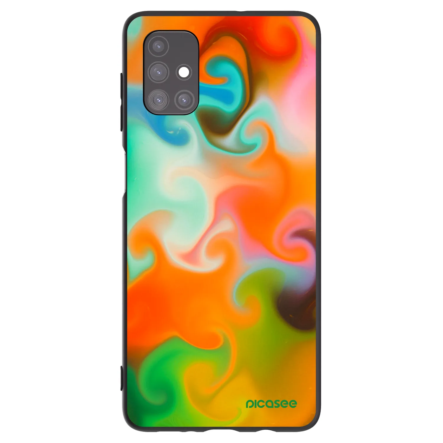 Picasee husă neagră din silicon pentru Samsung Galaxy M51 M515F - Juice