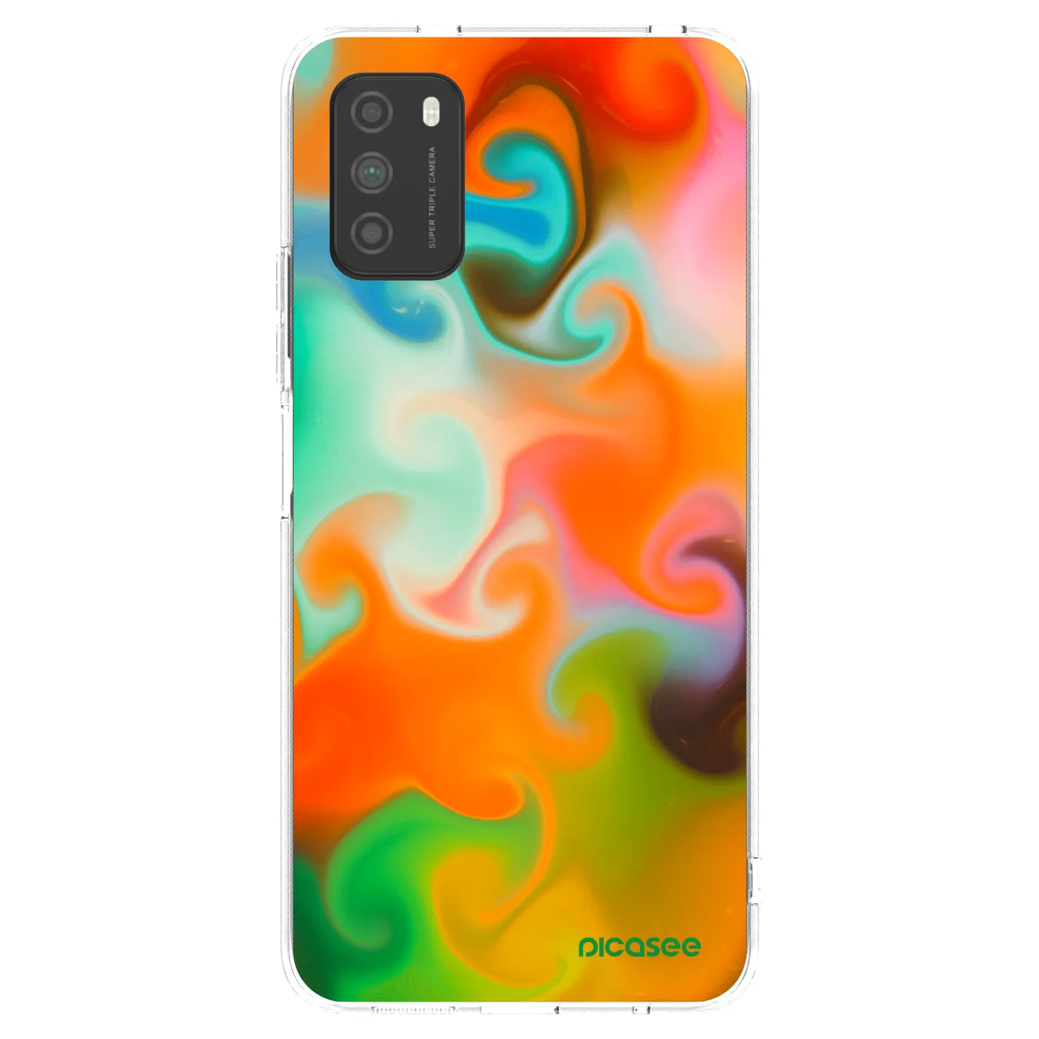 Picasee husă transparentă din silicon pentru Xiaomi Poco M3 - Juice