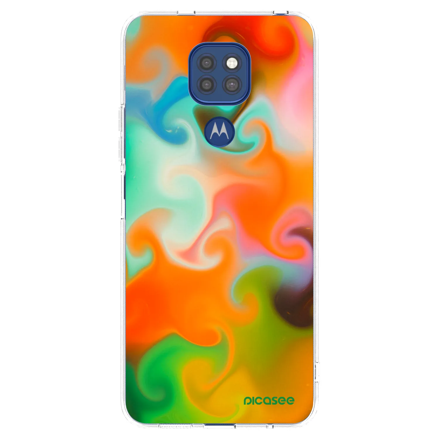 Picasee husă transparentă din silicon pentru Motorola Moto G9 Play - Juice