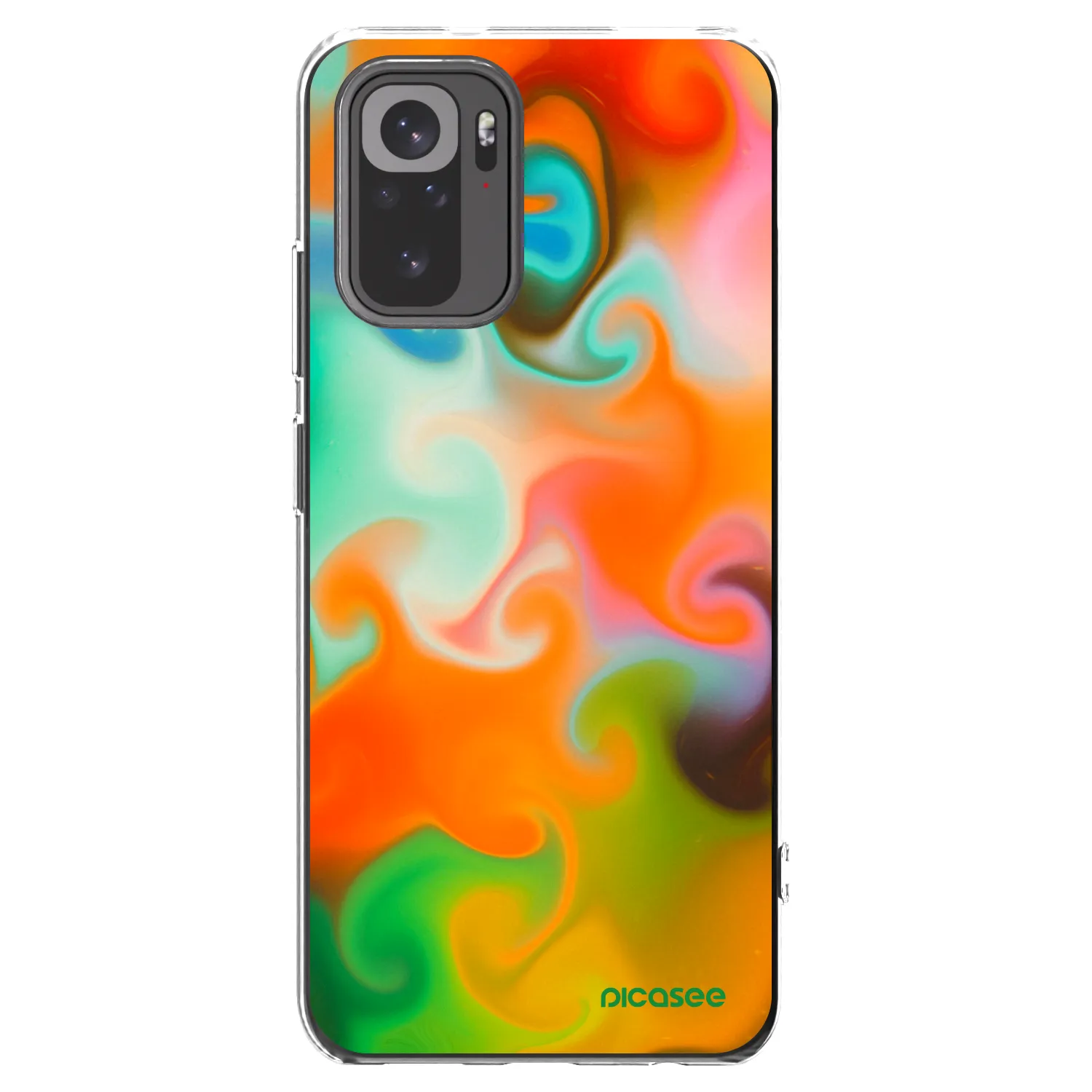 Picasee husă transparentă din silicon pentru Xiaomi Redmi Note 10 - Juice