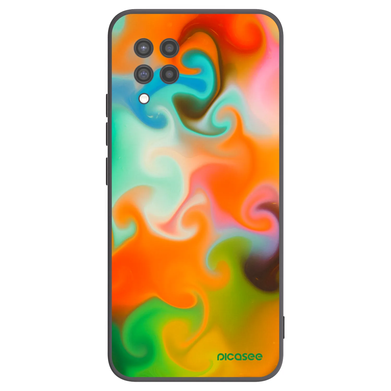 Picasee husă neagră din silicon pentru Samsung Galaxy A42 A426B - Juice