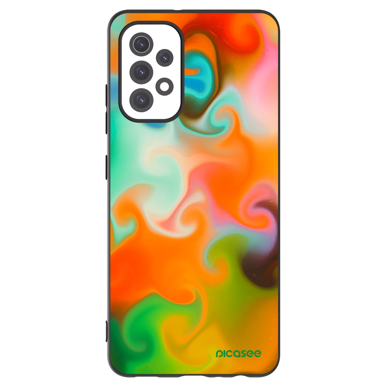 Picasee husă neagră din silicon pentru Samsung Galaxy A32 5G A326B - Juice