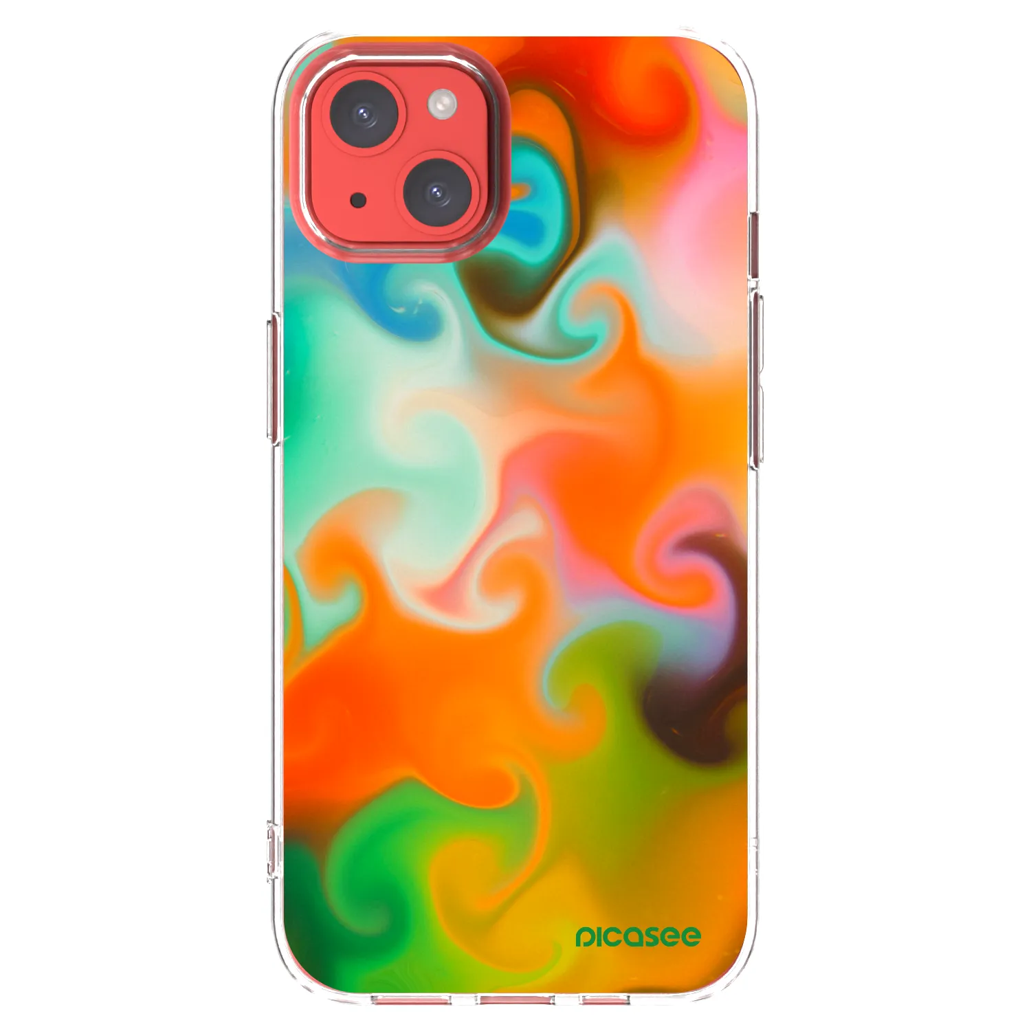 Picasee husă transparentă din silicon pentru Apple iPhone 13 - Juice