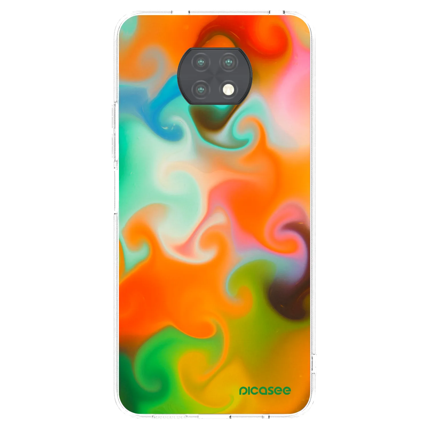 Picasee husă transparentă din silicon pentru Xiaomi Redmi Note 9T - Juice