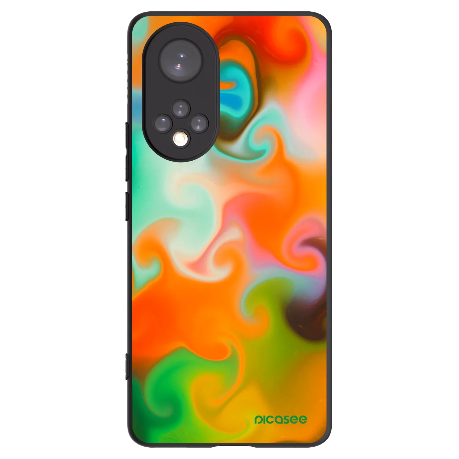 Picasee husă neagră din silicon pentru Huawei Nova 9 - Juice