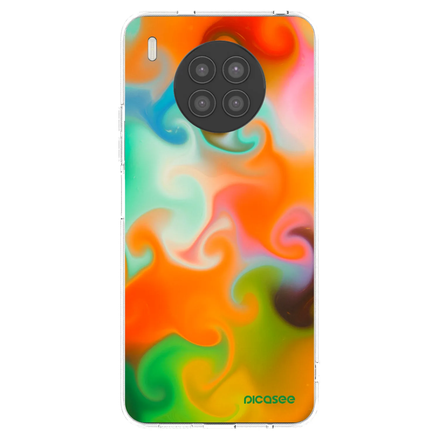 Picasee husă transparentă din silicon pentru Huawei Nova 8i - Juice