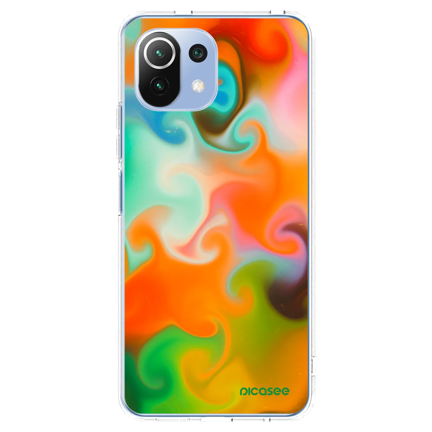 Picasee husă transparentă din silicon pentru Xiaomi 11 Lite 5G NE - Juice