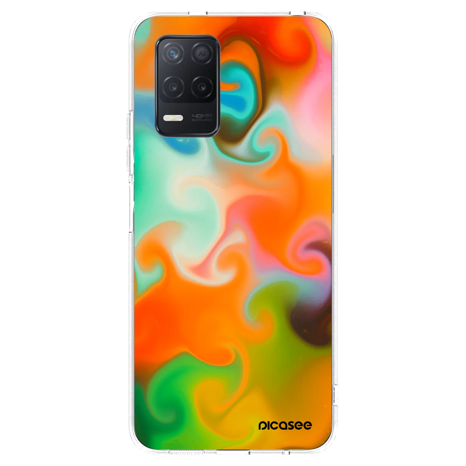 Picasee husă transparentă din silicon pentru Realme 8 5G - Juice