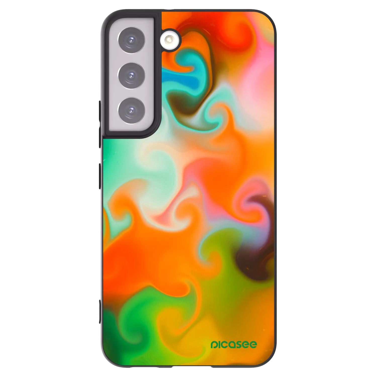Picasee husă neagră din silicon pentru Samsung Galaxy S22 5G - Juice
