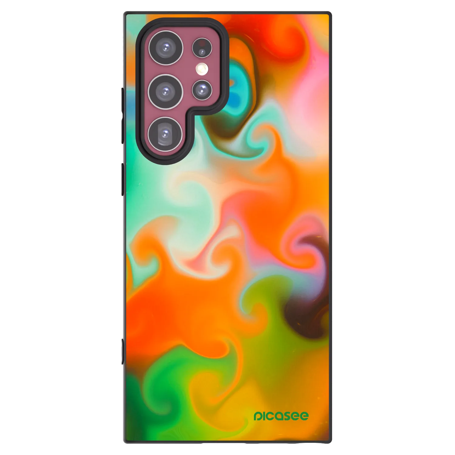 Picasee husă neagră din silicon pentru Samsung Galaxy S22 Ultra 5G - Juice