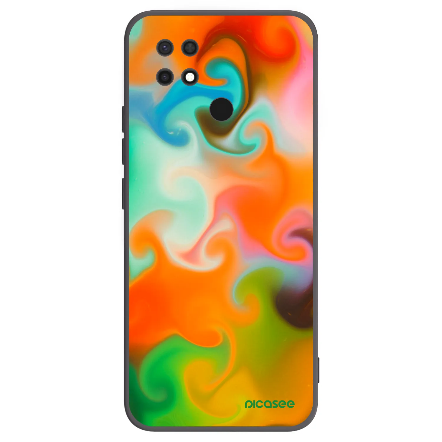 Picasee husă neagră din silicon pentru Xiaomi Redmi 10C - Juice