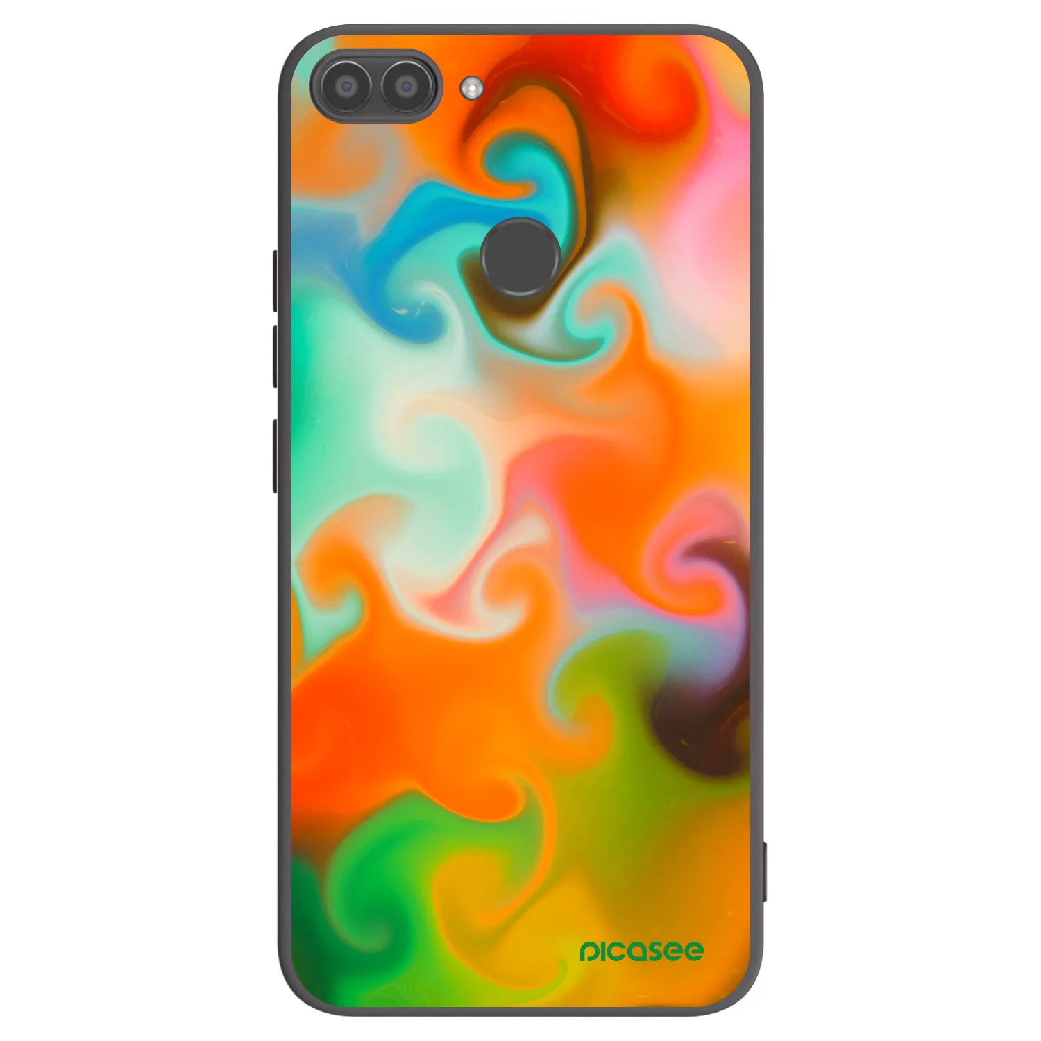 Picasee husă neagră din silicon pentru Huawei P Smart - Juice