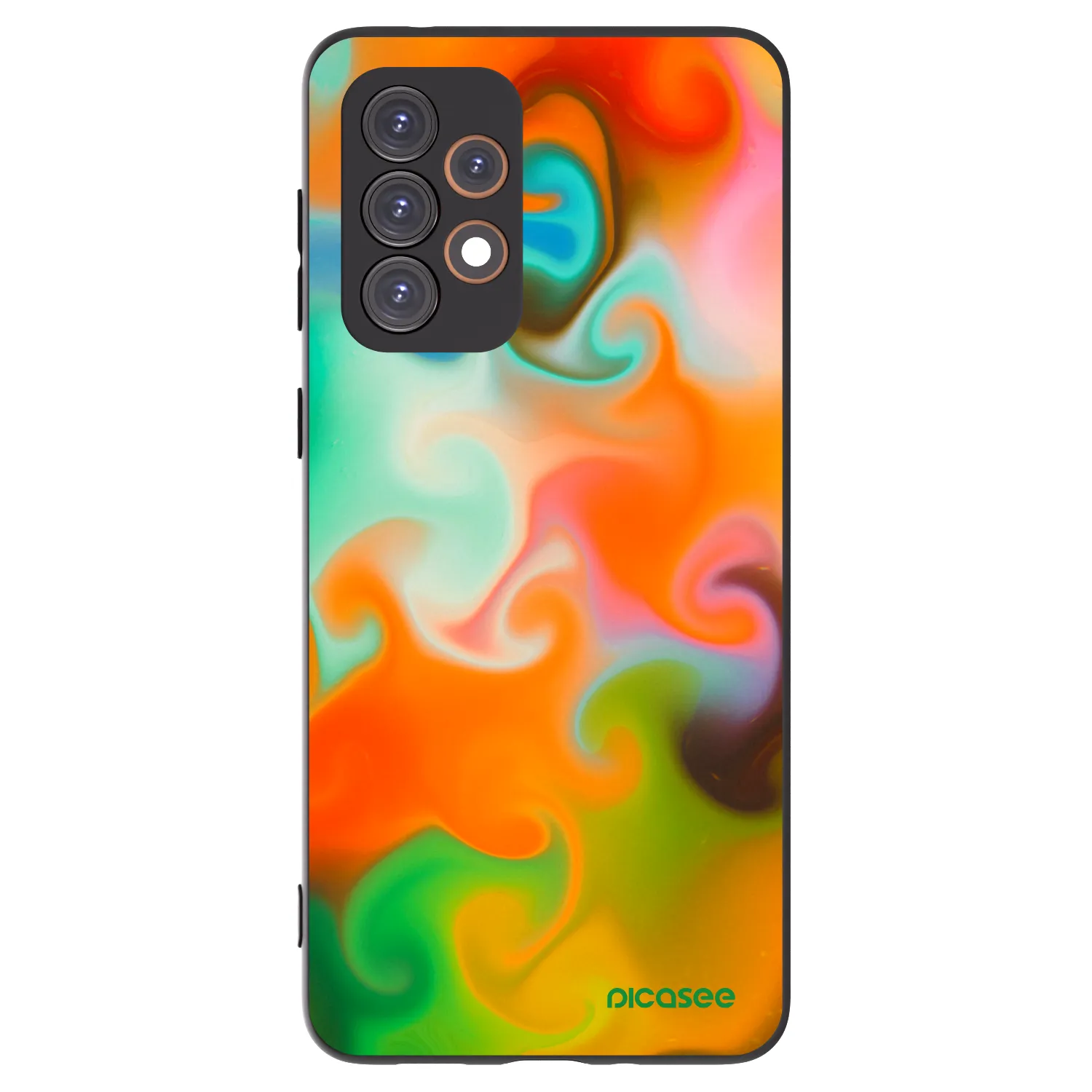 Picasee husă neagră din silicon pentru Samsung Galaxy A33 5G A336 - Juice