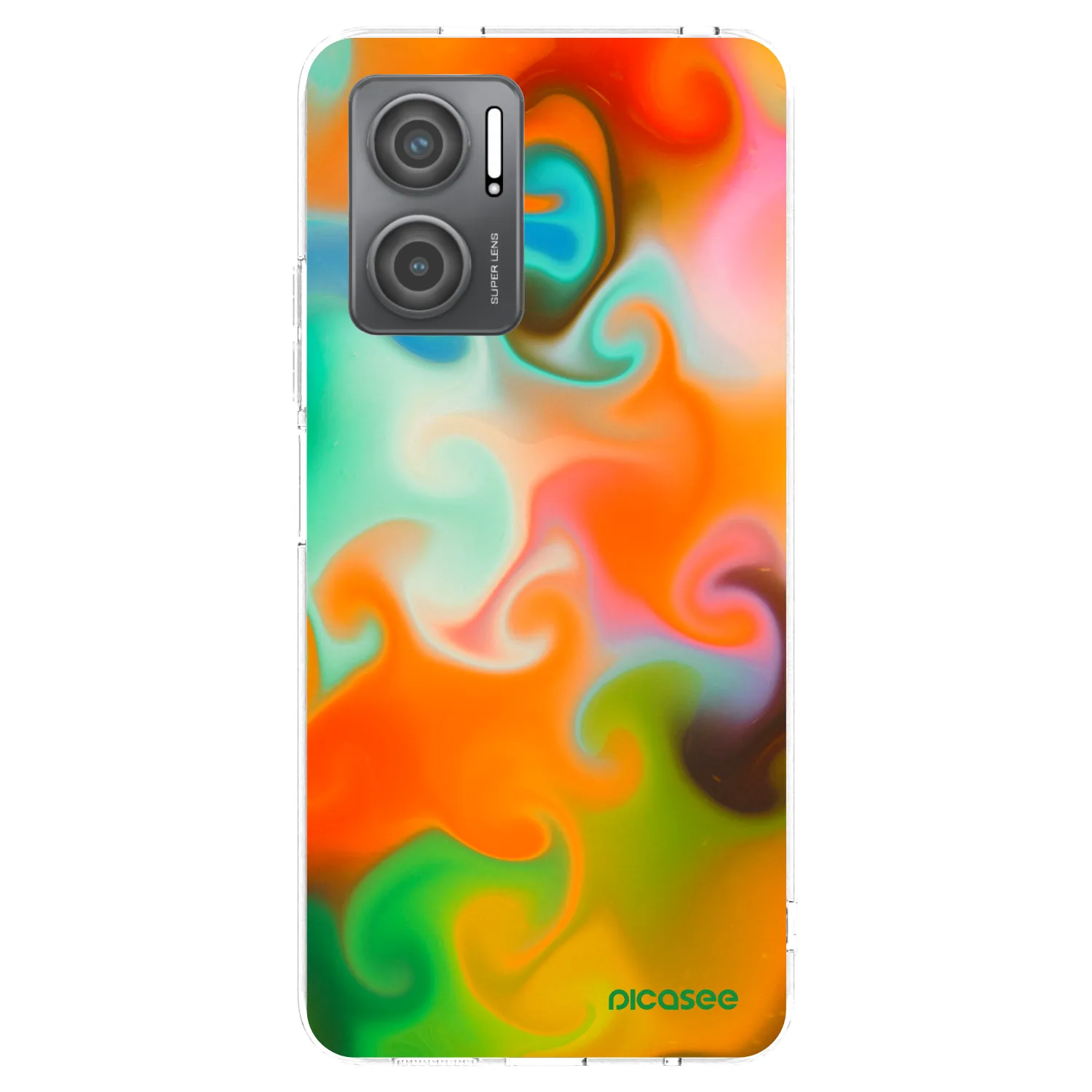 Picasee husă transparentă din silicon pentru Xiaomi Redmi 10 5G - Juice