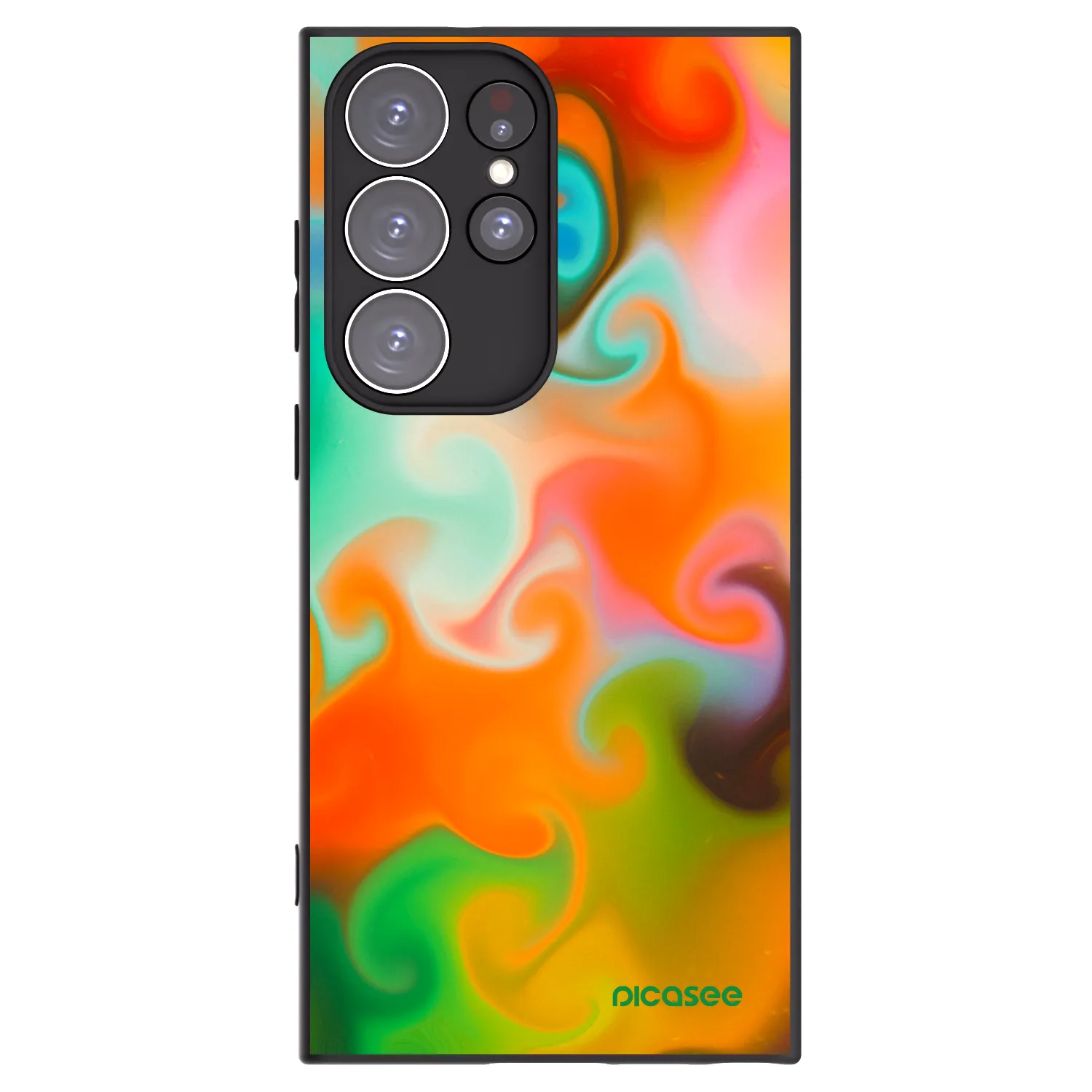 Picasee husă neagră din silicon pentru Samsung Galaxy S23 Ultra 5G - Juice