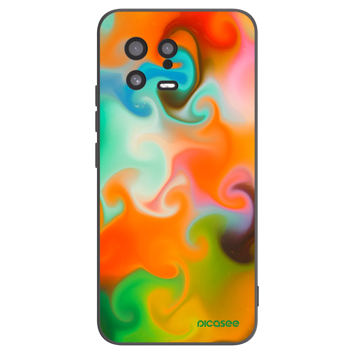 Picasee husă neagră din silicon pentru Xiaomi 13 - Juice