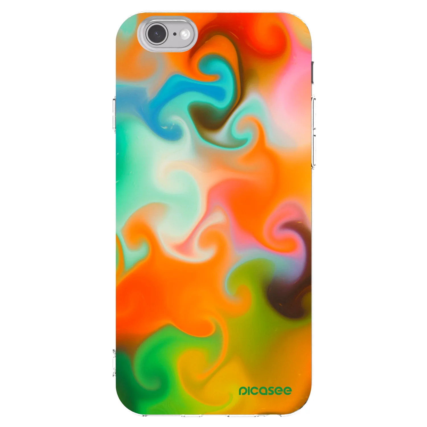 Picasee husă transparentă din silicon pentru Apple iPhone 6/6S - Juice