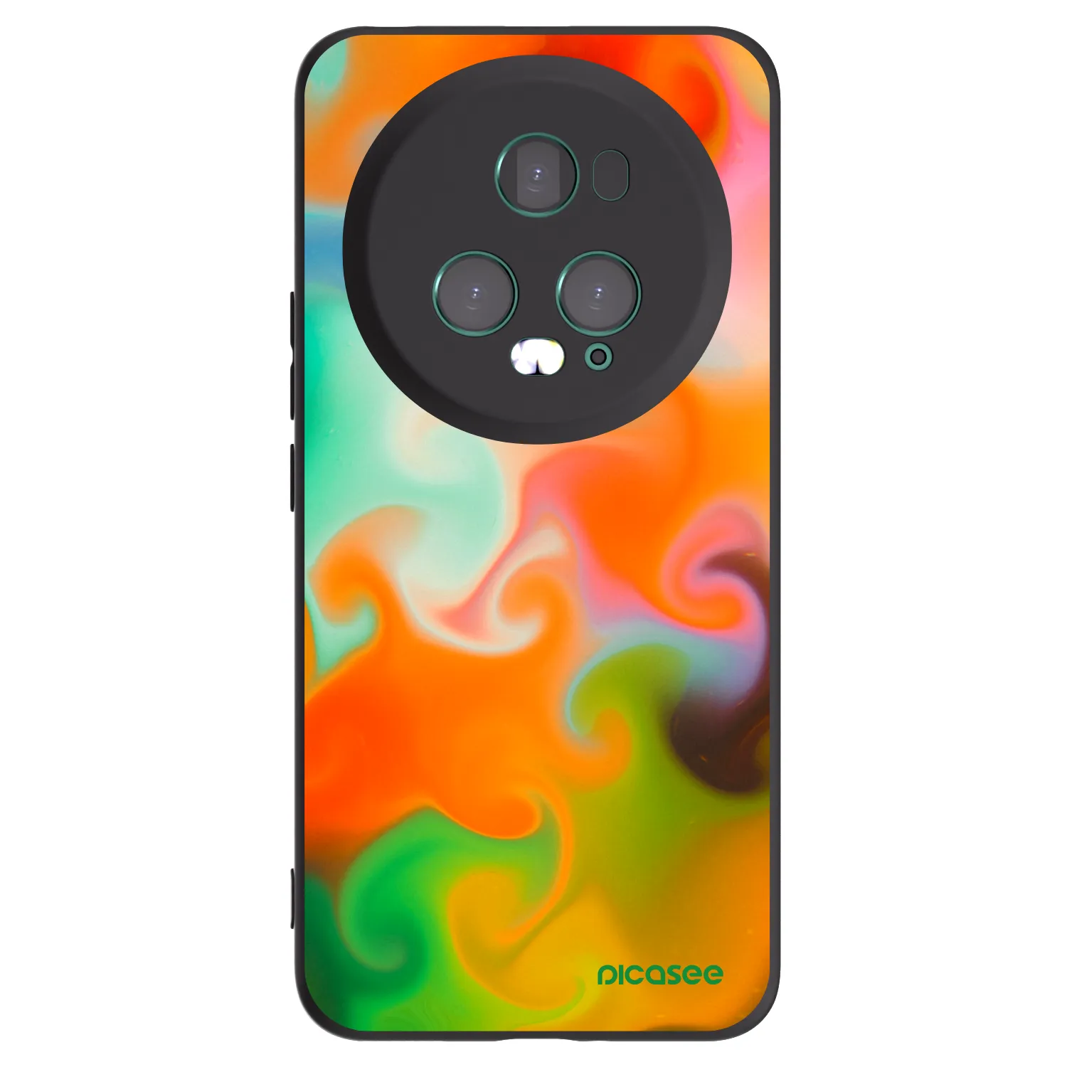 Picasee husă neagră din silicon pentru Honor Magic5 Pro - Juice