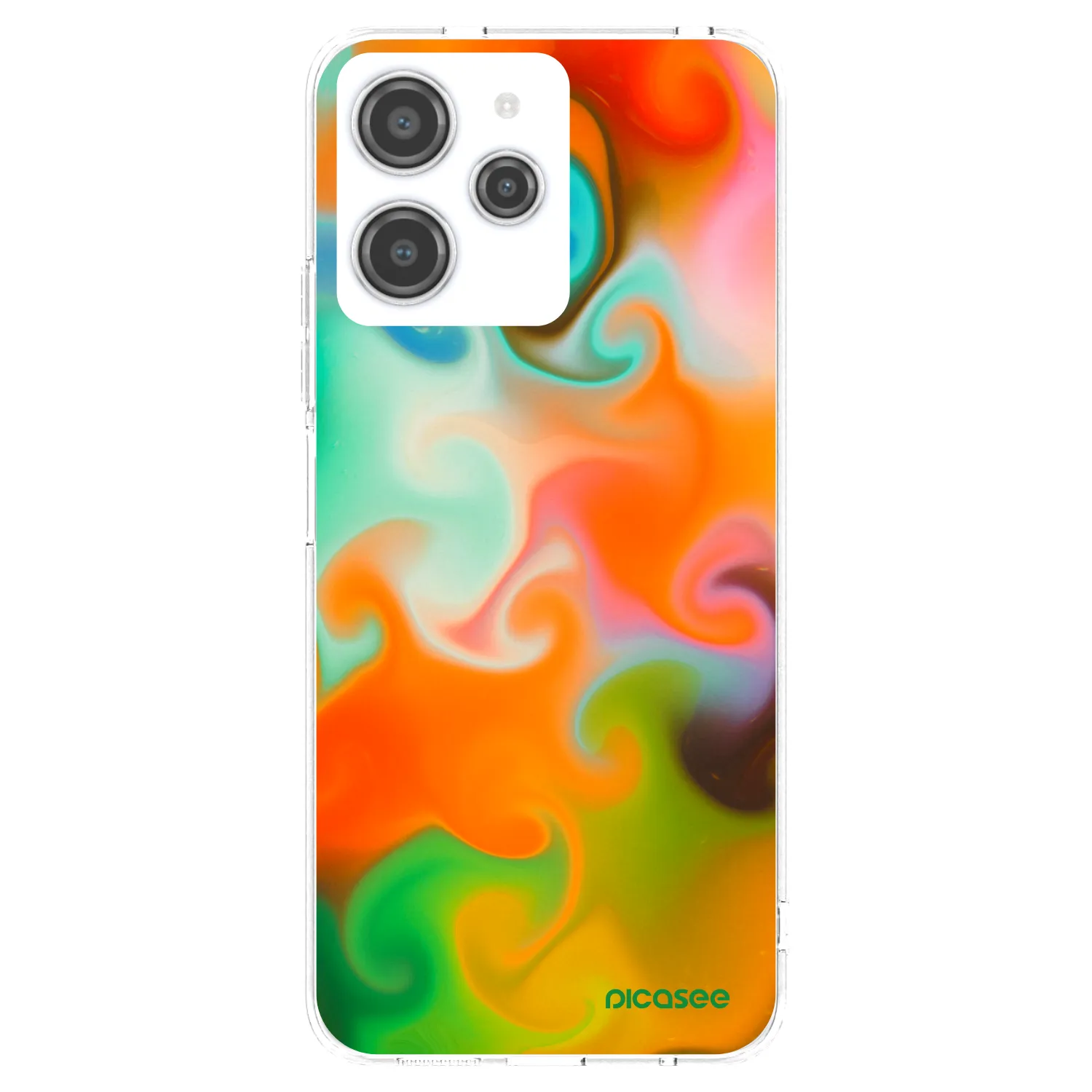 Picasee husă transparentă din silicon pentru Xiaomi Redmi 12 4G - Juice