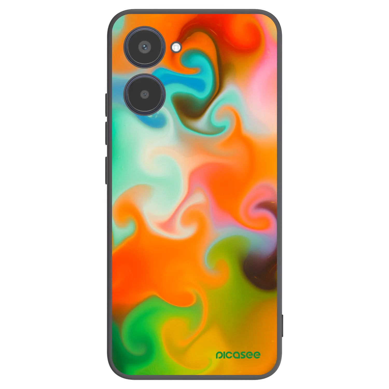 Picasee husă neagră din silicon pentru Realme 10 4G - Juice