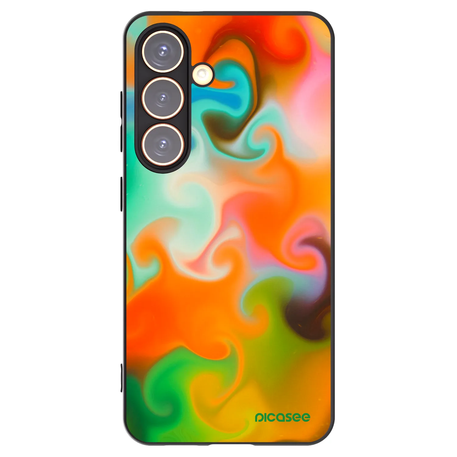 Picasee husă neagră din silicon pentru Samsung Galaxy S24 S921B 5G - Juice