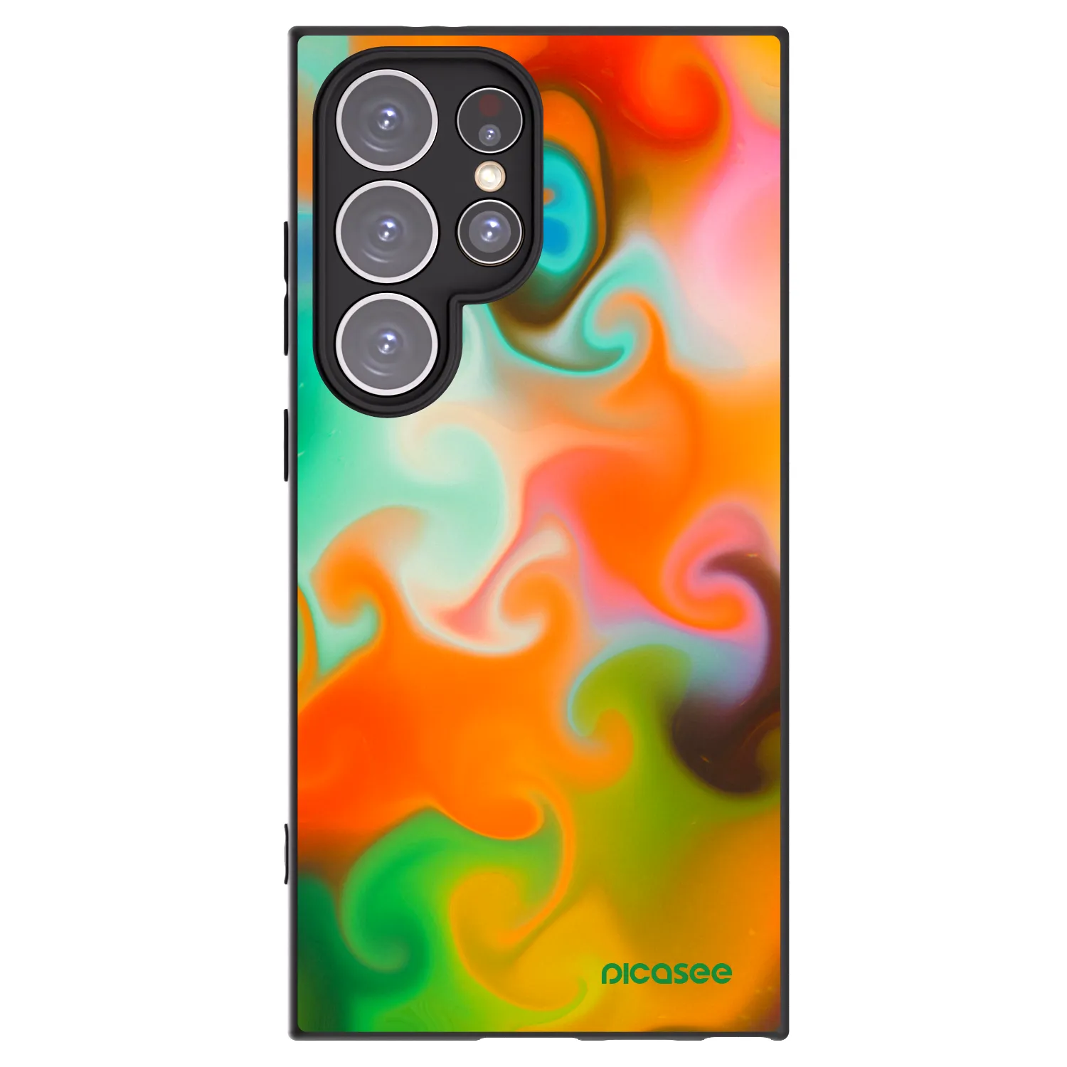 Picasee husă neagră din silicon pentru Samsung Galaxy S24 Ultra S928B 5G - Juice