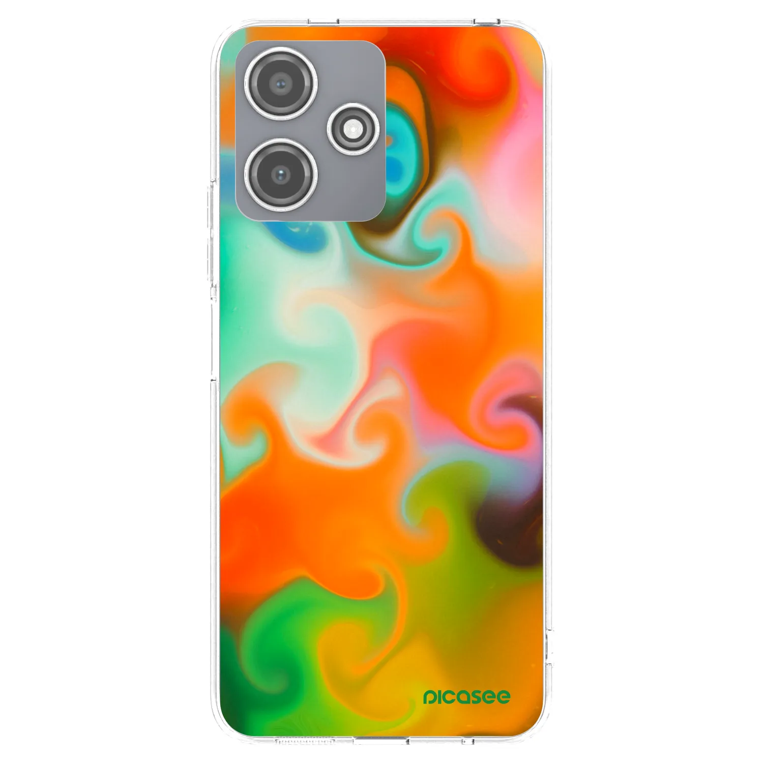 Picasee husă transparentă din silicon pentru Xiaomi Redmi 12 5G - Juice