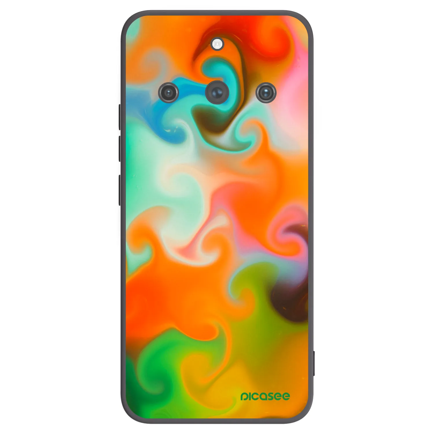 Picasee husă neagră din silicon pentru Realme 11 Pro+ - Juice