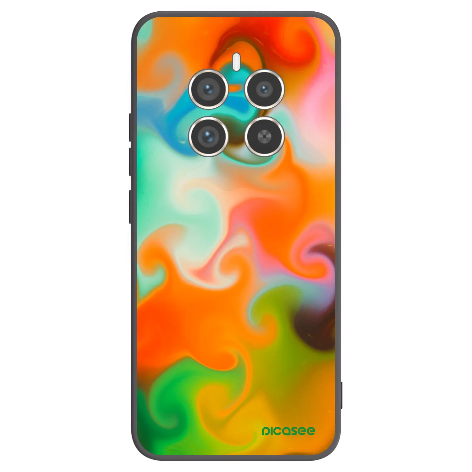 Picasee husă neagră din silicon pentru Realme 12 Pro 5G - Juice
