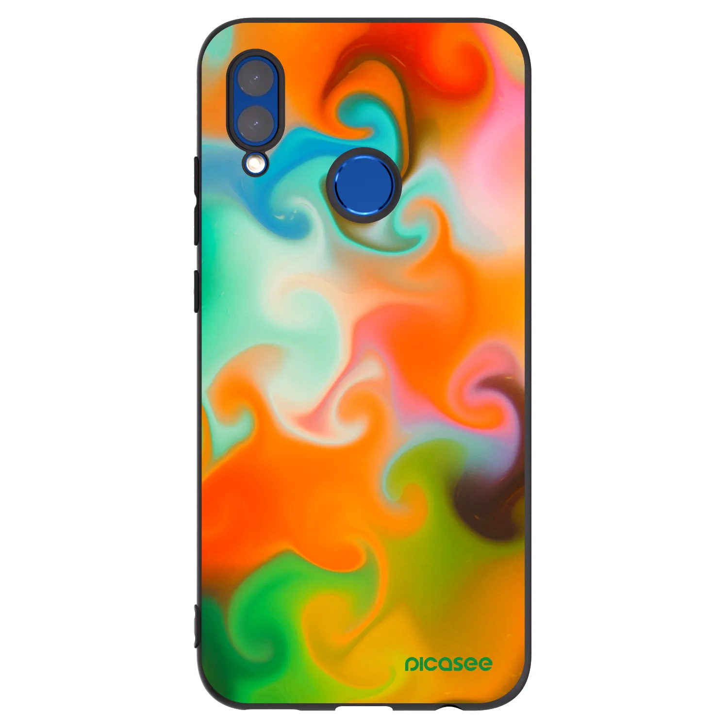 Picasee husă neagră din silicon pentru Honor 10 Lite - Juice