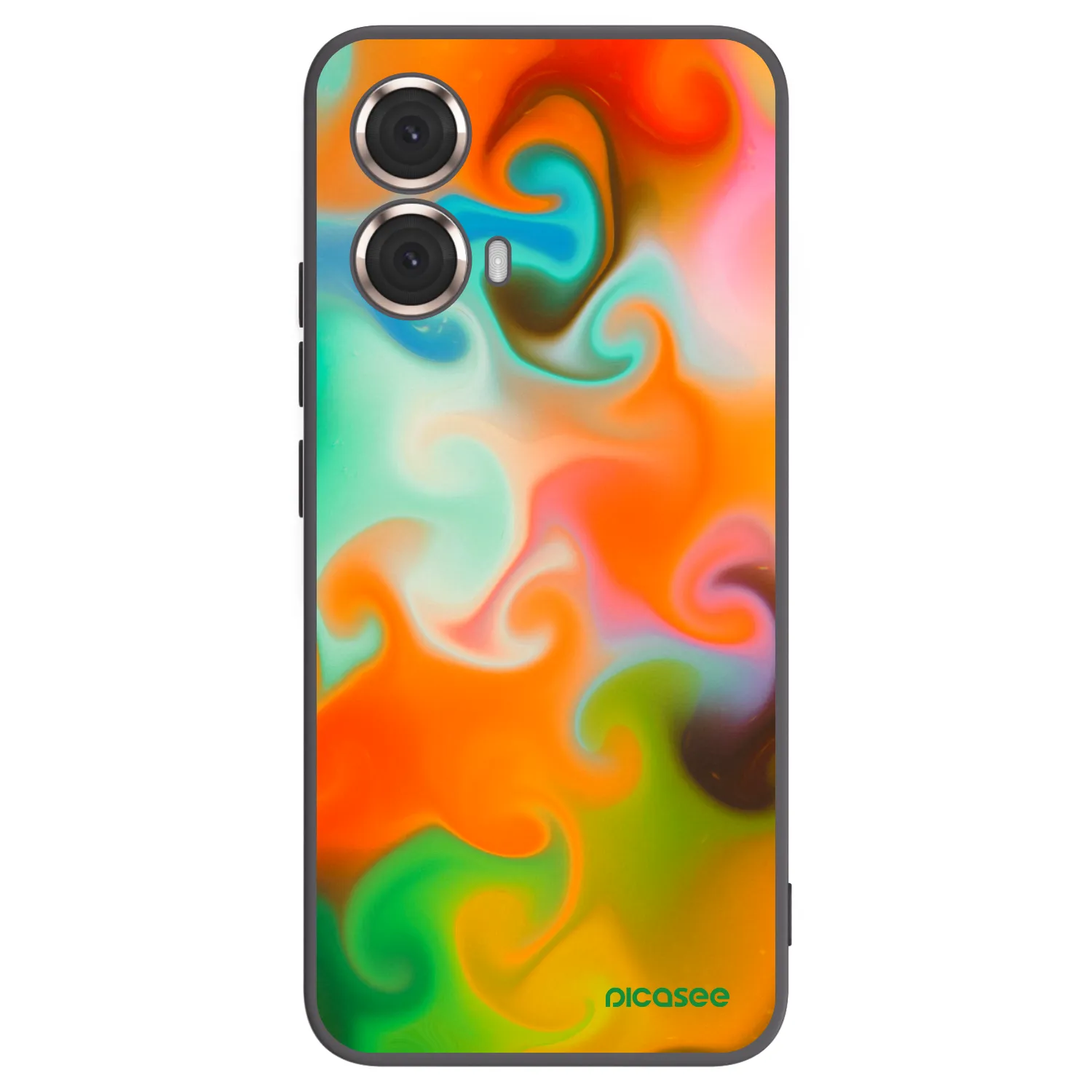 Picasee husă neagră din silicon pentru Motorola Moto G85 - Juice