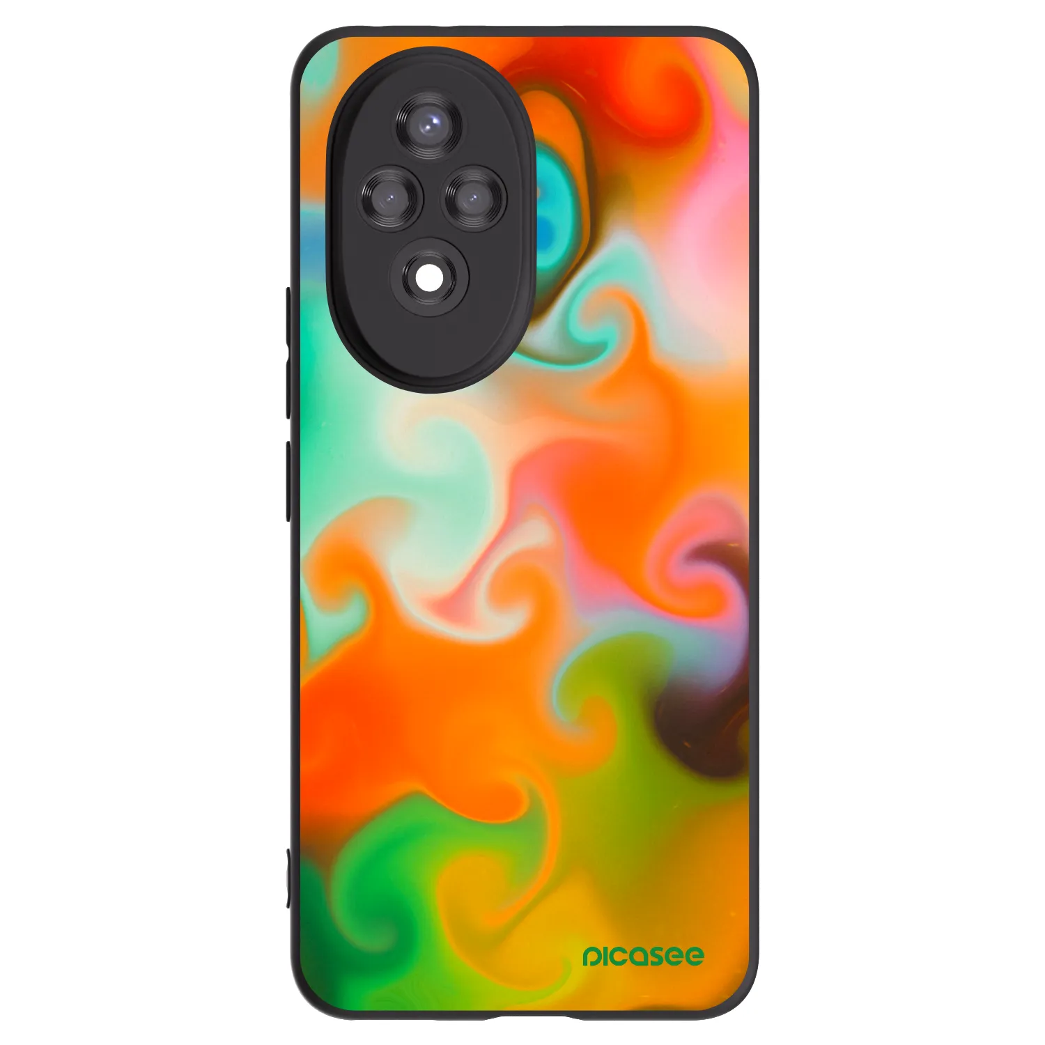 Picasee husă neagră din silicon pentru Honor 200 Pro 5G - Juice