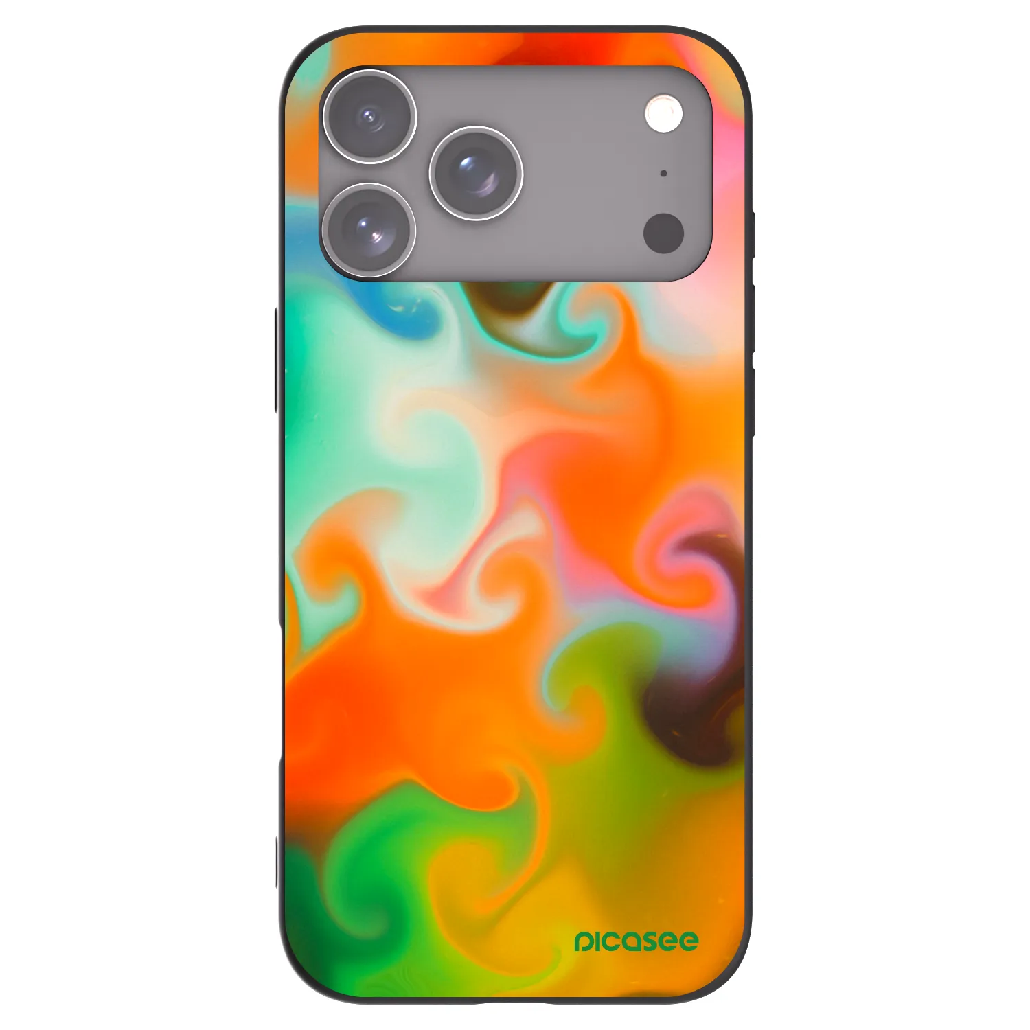 Picasee husă neagră din silicon pentru Apple iPhone 17 Pro Max - Juice