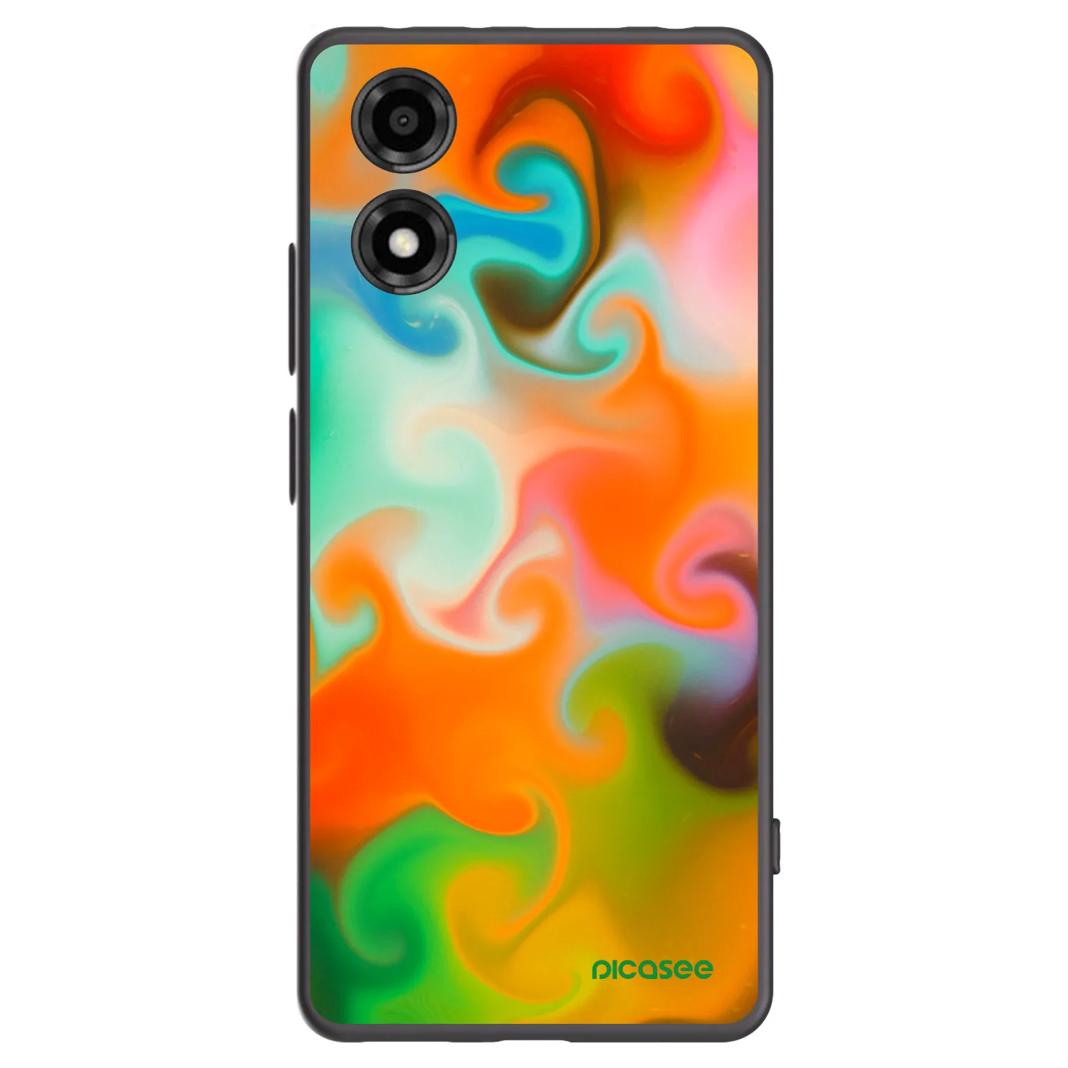 Picasee husă neagră din silicon pentru Motorola Moto E14 - Juice