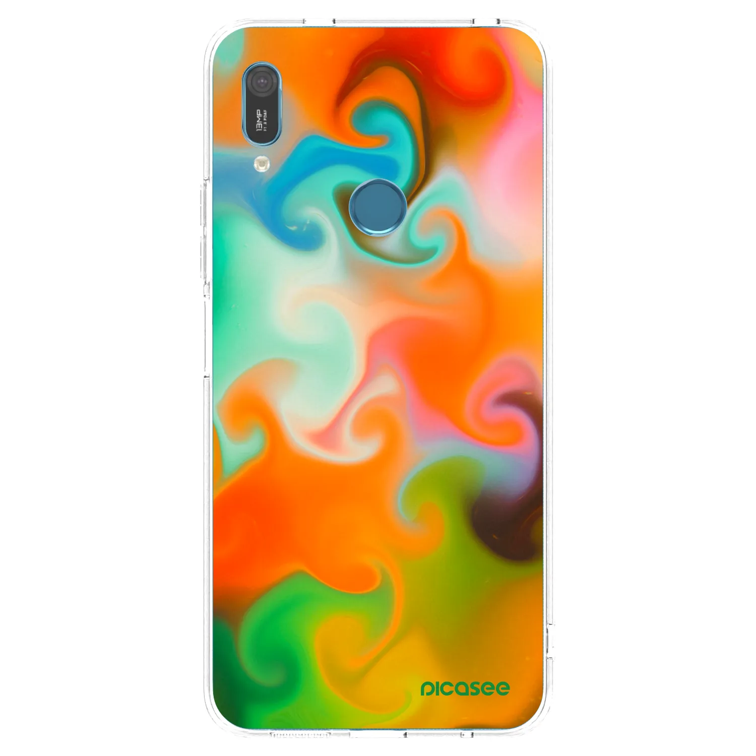 Picasee husă transparentă din silicon pentru Huawei Y6 2019 - Juice