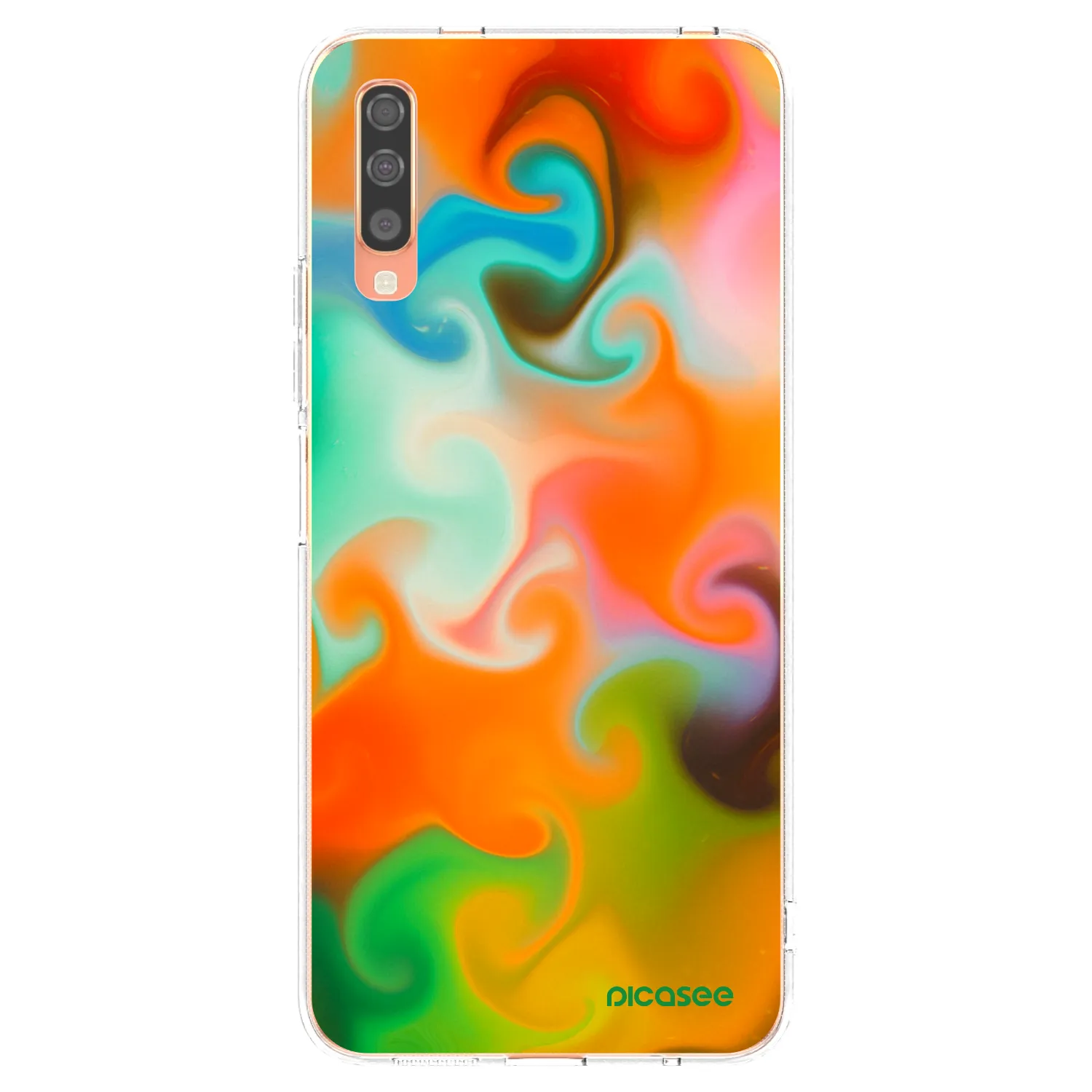 Picasee husă transparentă din silicon pentru Samsung Galaxy A70 A705F - Juice